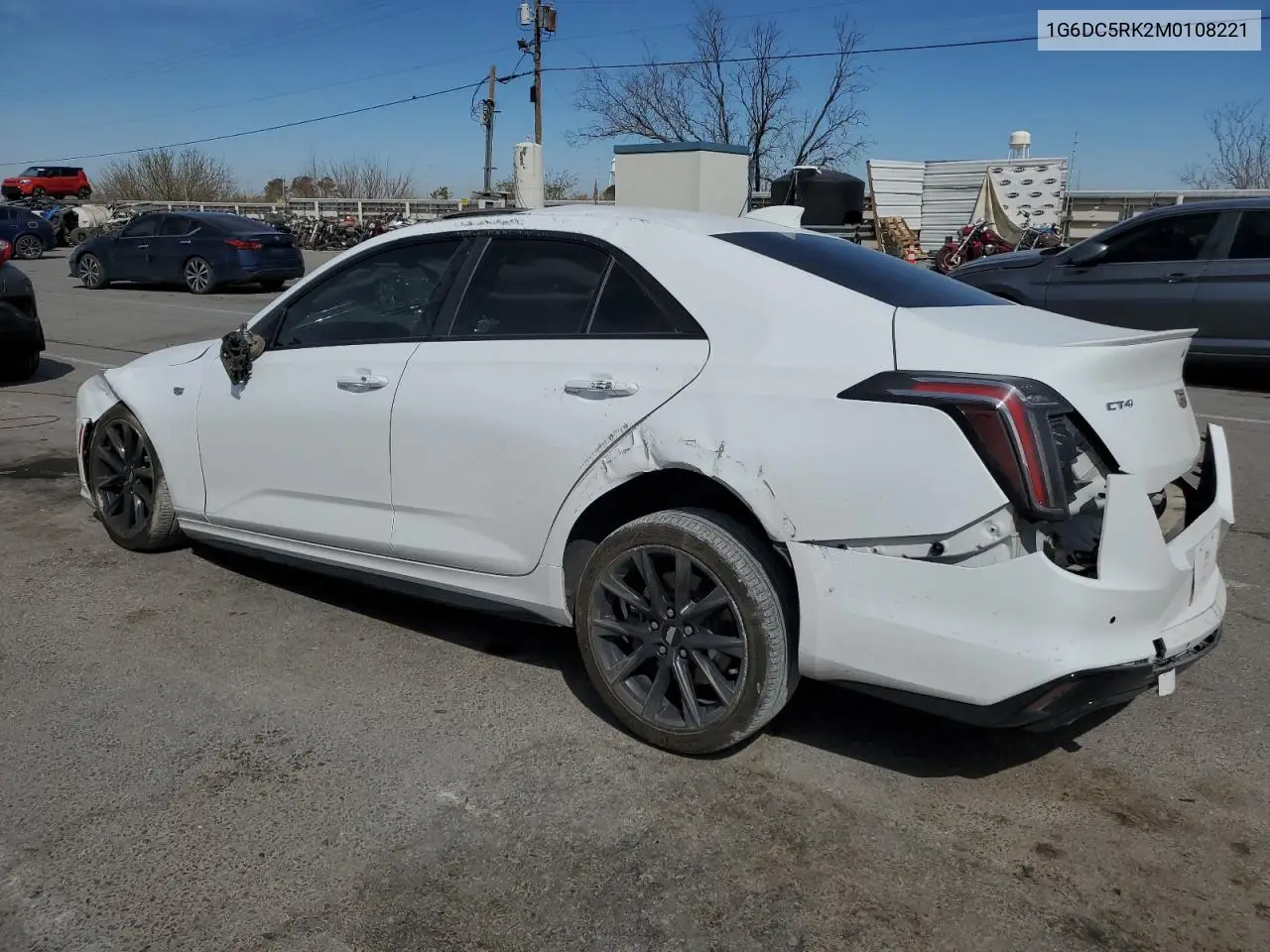 2021 Cadillac Ct4 Sport VIN: 1G6DC5RK2M0108221 Lot: 50367115