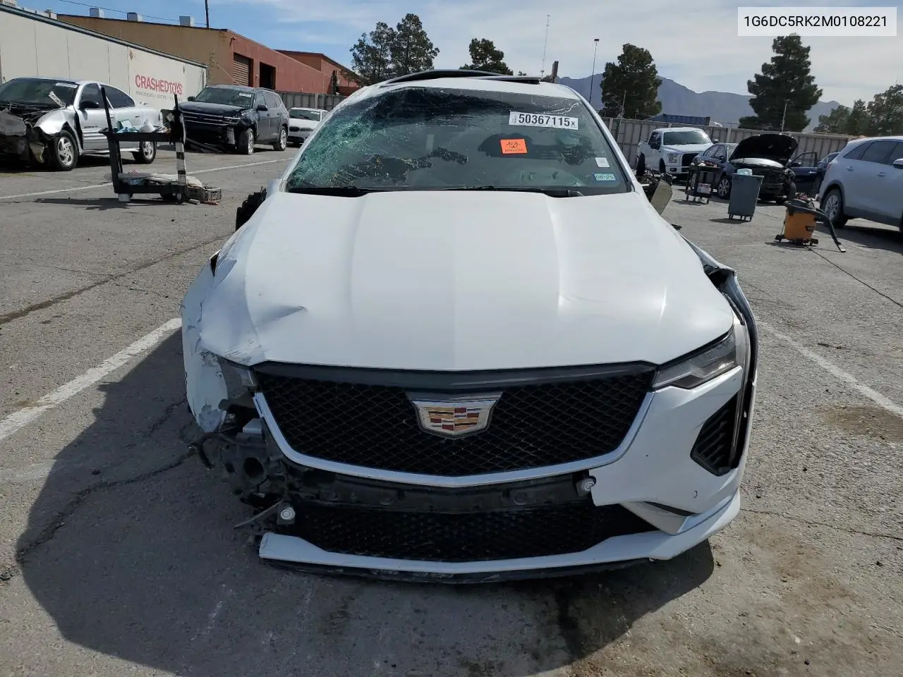 2021 Cadillac Ct4 Sport VIN: 1G6DC5RK2M0108221 Lot: 50367115