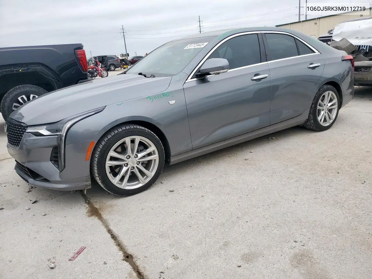 2021 Cadillac Ct4 Luxury VIN: 1G6DJ5RK3M0112719 Lot: 51772445