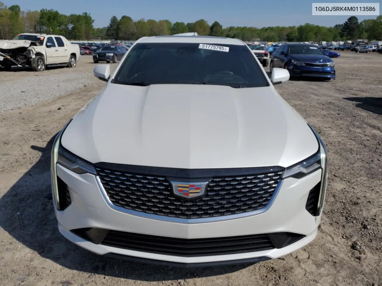 2021 Cadillac Ct4 Luxury VIN: 1G6DJ5RK4M0113586 Lot: 51775795