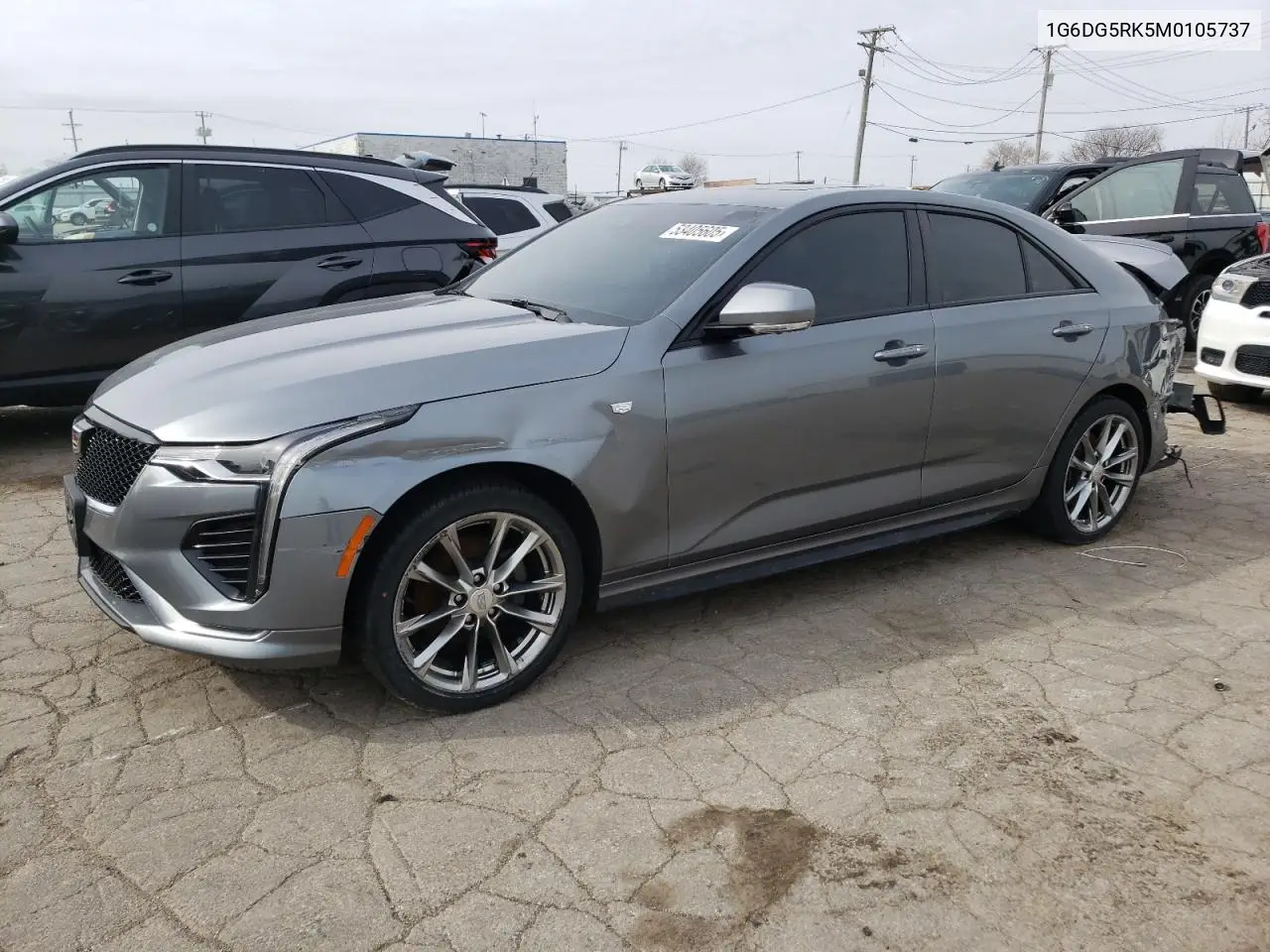 2021 Cadillac Ct4 Sport VIN: 1G6DG5RK5M0105737 Lot: 53405605