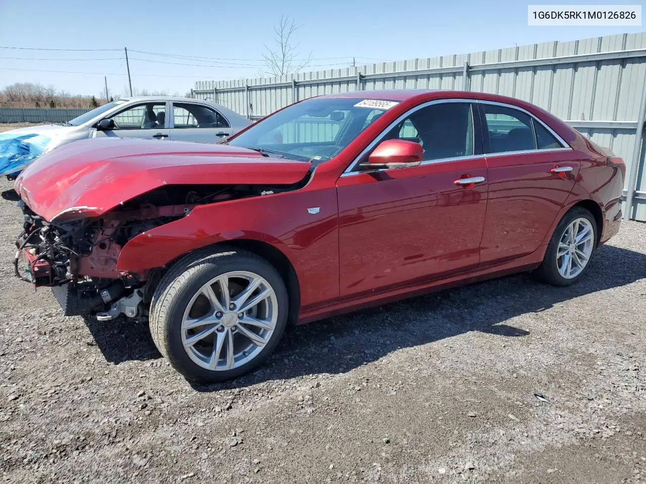 2021 Cadillac Ct4 Luxury VIN: 1G6DK5RK1M0126826 Lot: 54189565