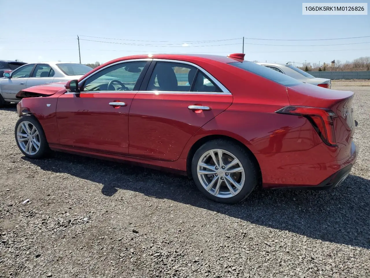 2021 Cadillac Ct4 Luxury VIN: 1G6DK5RK1M0126826 Lot: 54189565