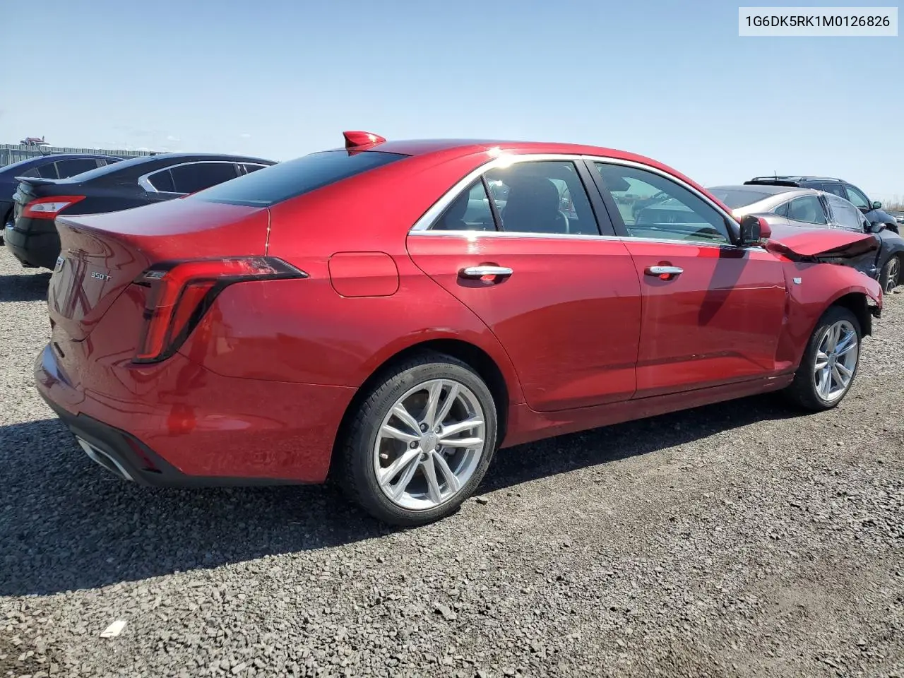 2021 Cadillac Ct4 Luxury VIN: 1G6DK5RK1M0126826 Lot: 54189565