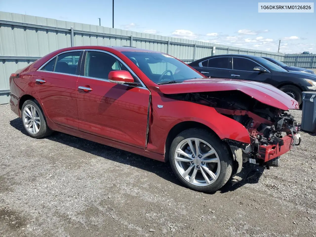 2021 Cadillac Ct4 Luxury VIN: 1G6DK5RK1M0126826 Lot: 54189565