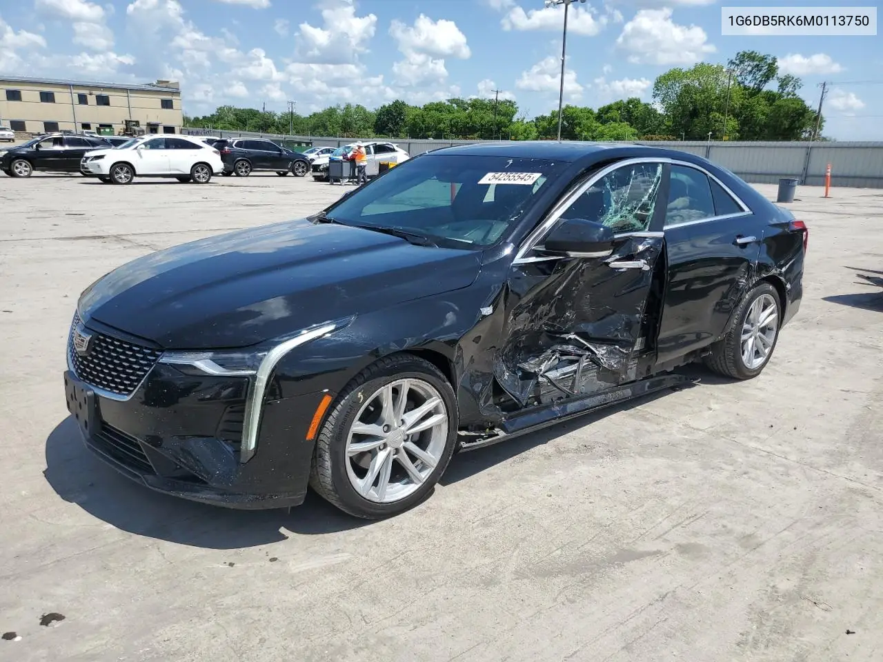 2021 Cadillac Ct4 Premium Luxury VIN: 1G6DB5RK6M0113750 Lot: 54255545