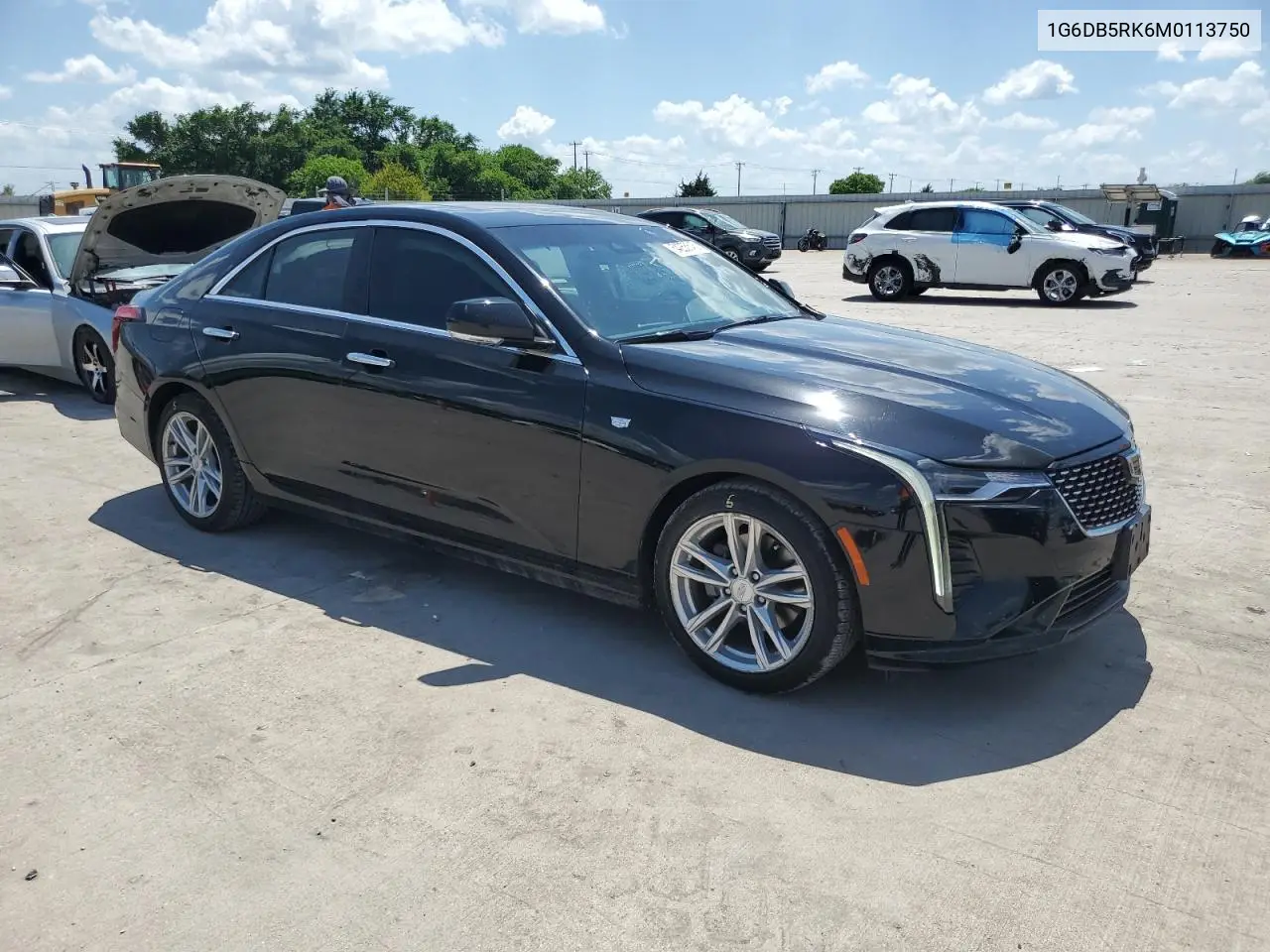 2021 Cadillac Ct4 Premium Luxury VIN: 1G6DB5RK6M0113750 Lot: 54255545