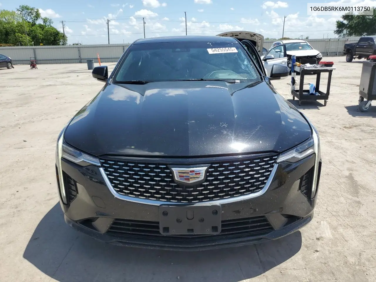 2021 Cadillac Ct4 Premium Luxury VIN: 1G6DB5RK6M0113750 Lot: 54255545