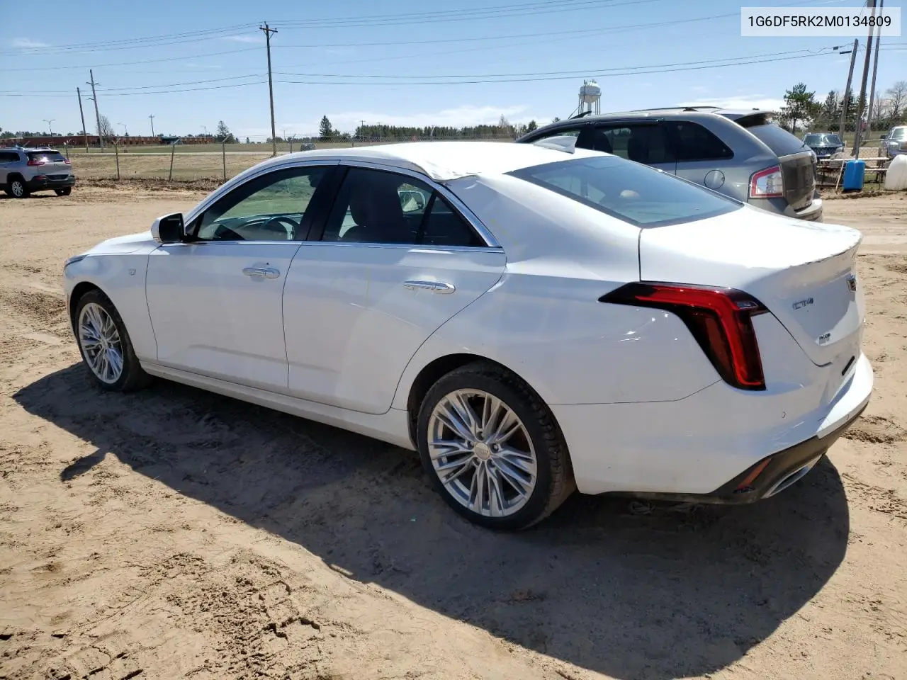 2021 Cadillac Ct4 Premium Luxury VIN: 1G6DF5RK2M0134809 Lot: 54463795