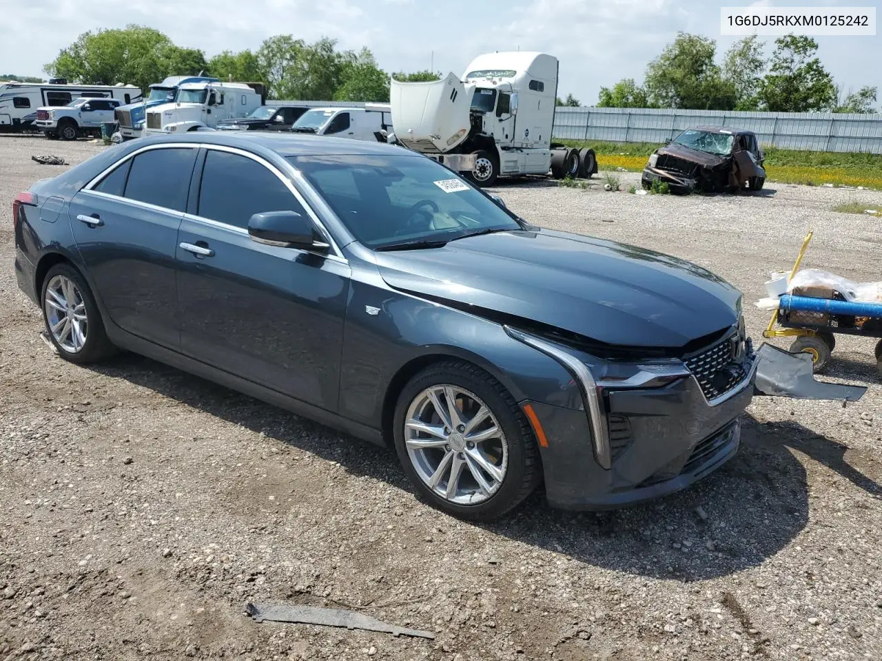 2021 Cadillac Ct4 Luxury VIN: 1G6DJ5RKXM0125242 Lot: 54506465