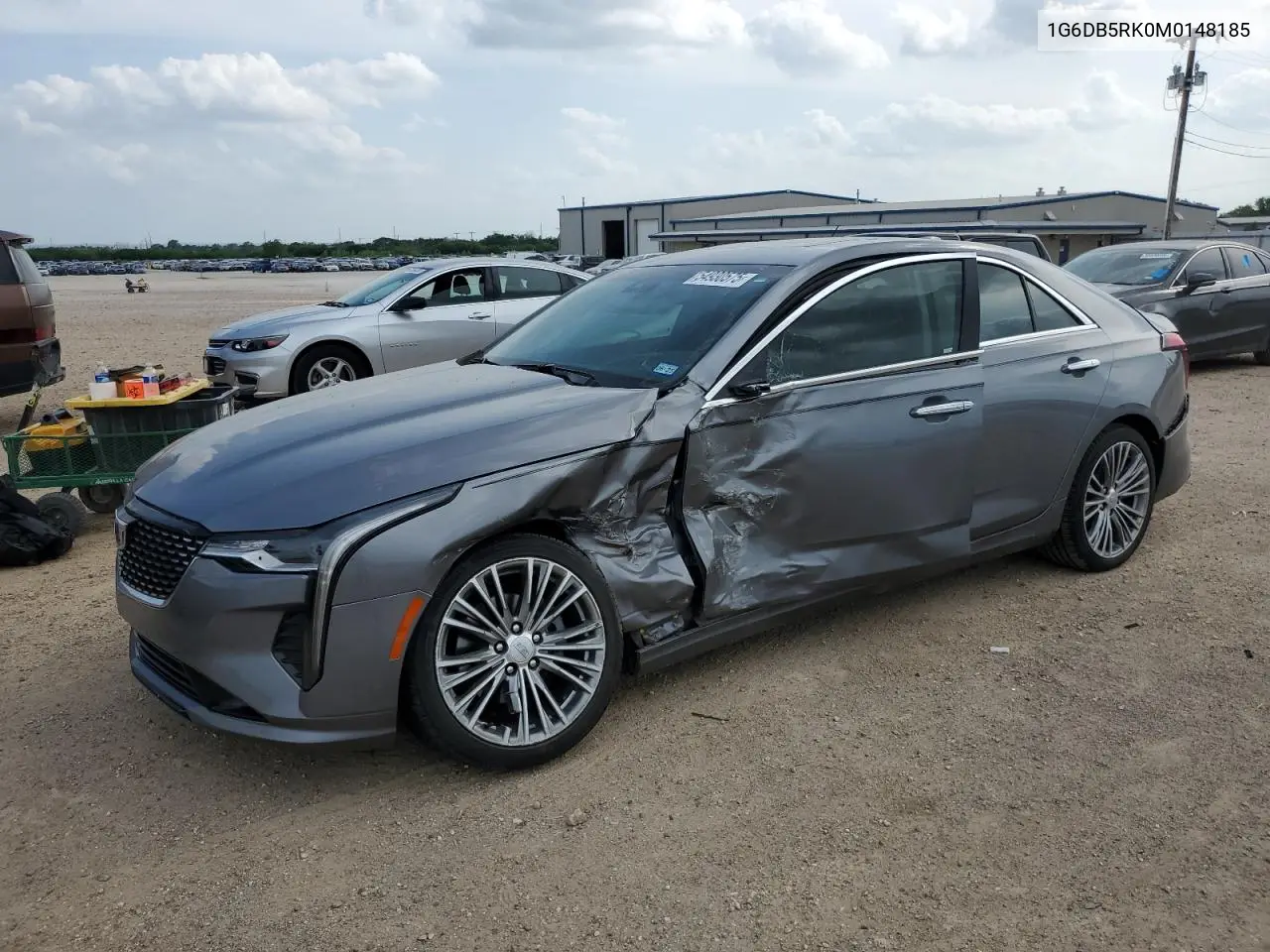 2021 Cadillac Ct4 Premium Luxury VIN: 1G6DB5RK0M0148185 Lot: 54930575