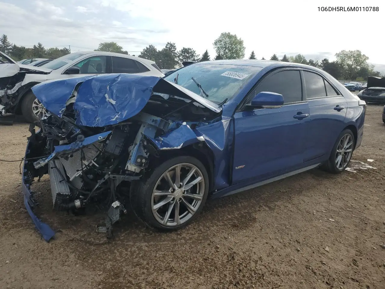 2021 Cadillac Ct4-V VIN: 1G6DH5RL6M0110788 Lot: 55806945