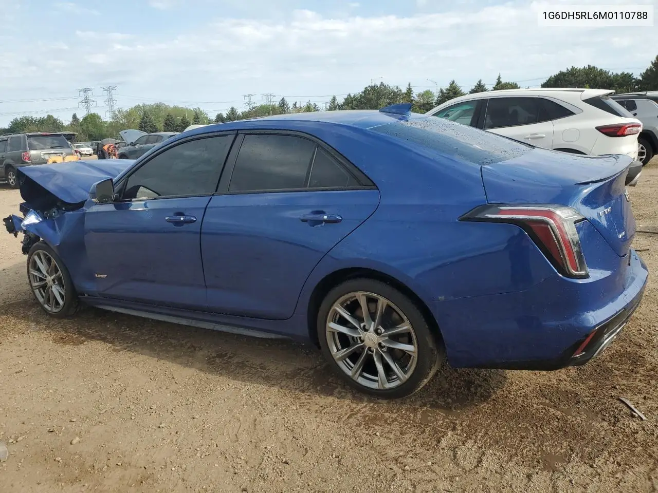 2021 Cadillac Ct4-V VIN: 1G6DH5RL6M0110788 Lot: 55806945