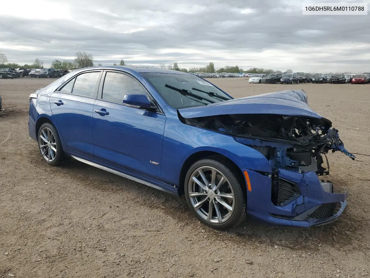 2021 Cadillac Ct4-V VIN: 1G6DH5RL6M0110788 Lot: 55806945