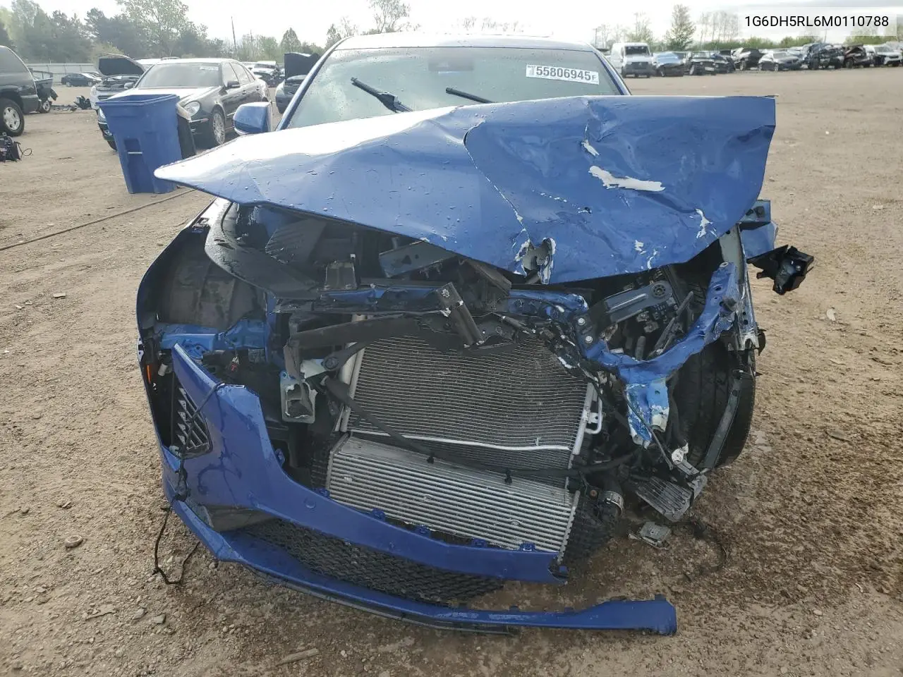 2021 Cadillac Ct4-V VIN: 1G6DH5RL6M0110788 Lot: 55806945