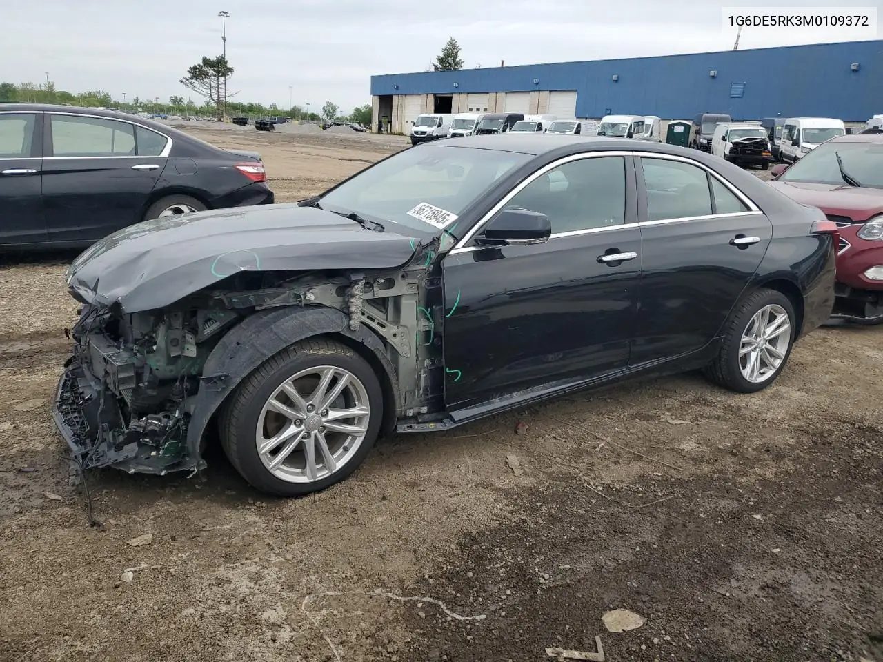 2021 Cadillac Ct4 Luxury VIN: 1G6DE5RK3M0109372 Lot: 56715945