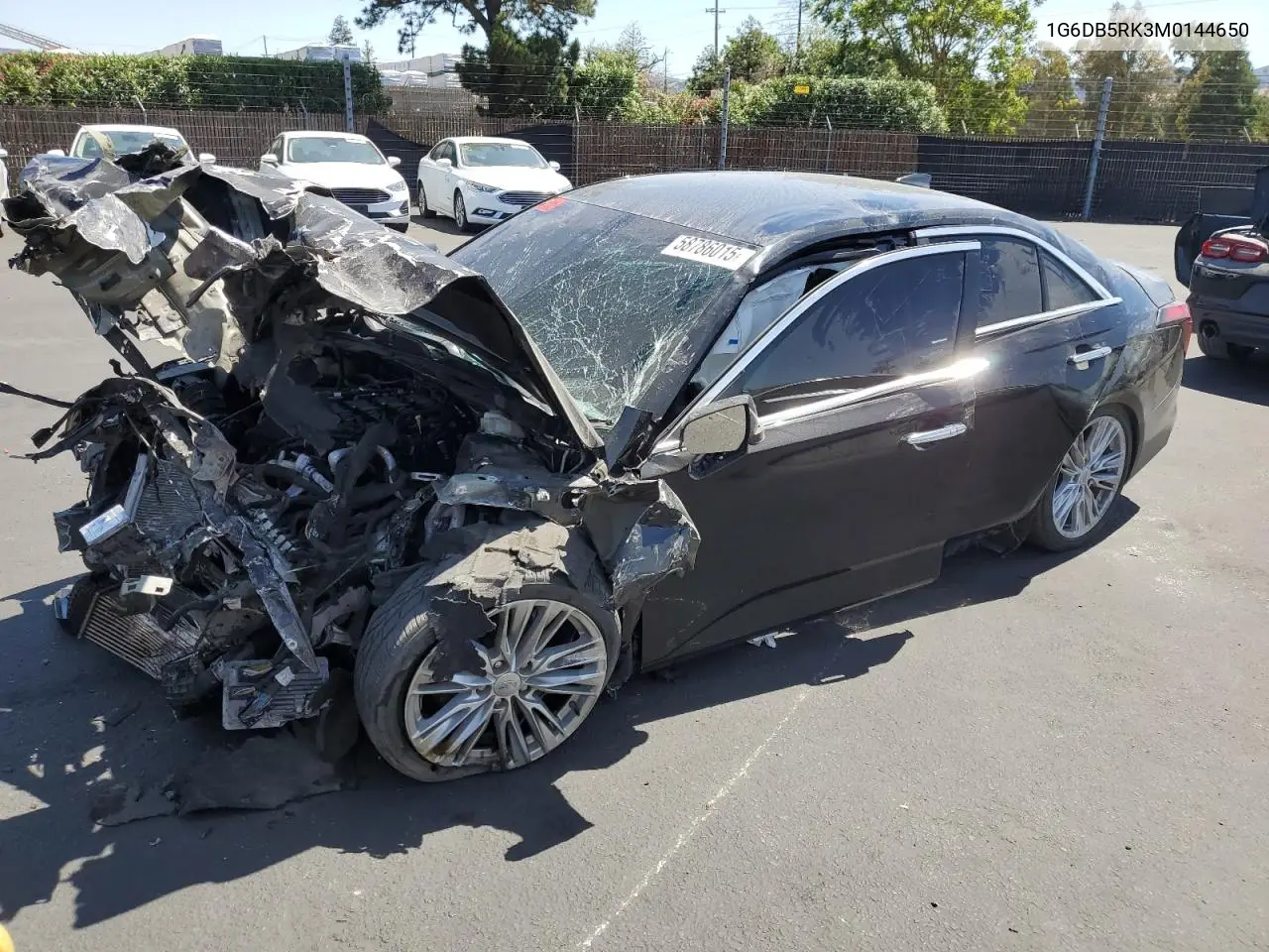 2021 Cadillac Ct4 Premium Luxury VIN: 1G6DB5RK3M0144650 Lot: 58786015
