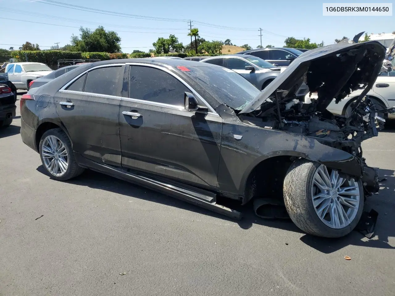 2021 Cadillac Ct4 Premium Luxury VIN: 1G6DB5RK3M0144650 Lot: 58786015