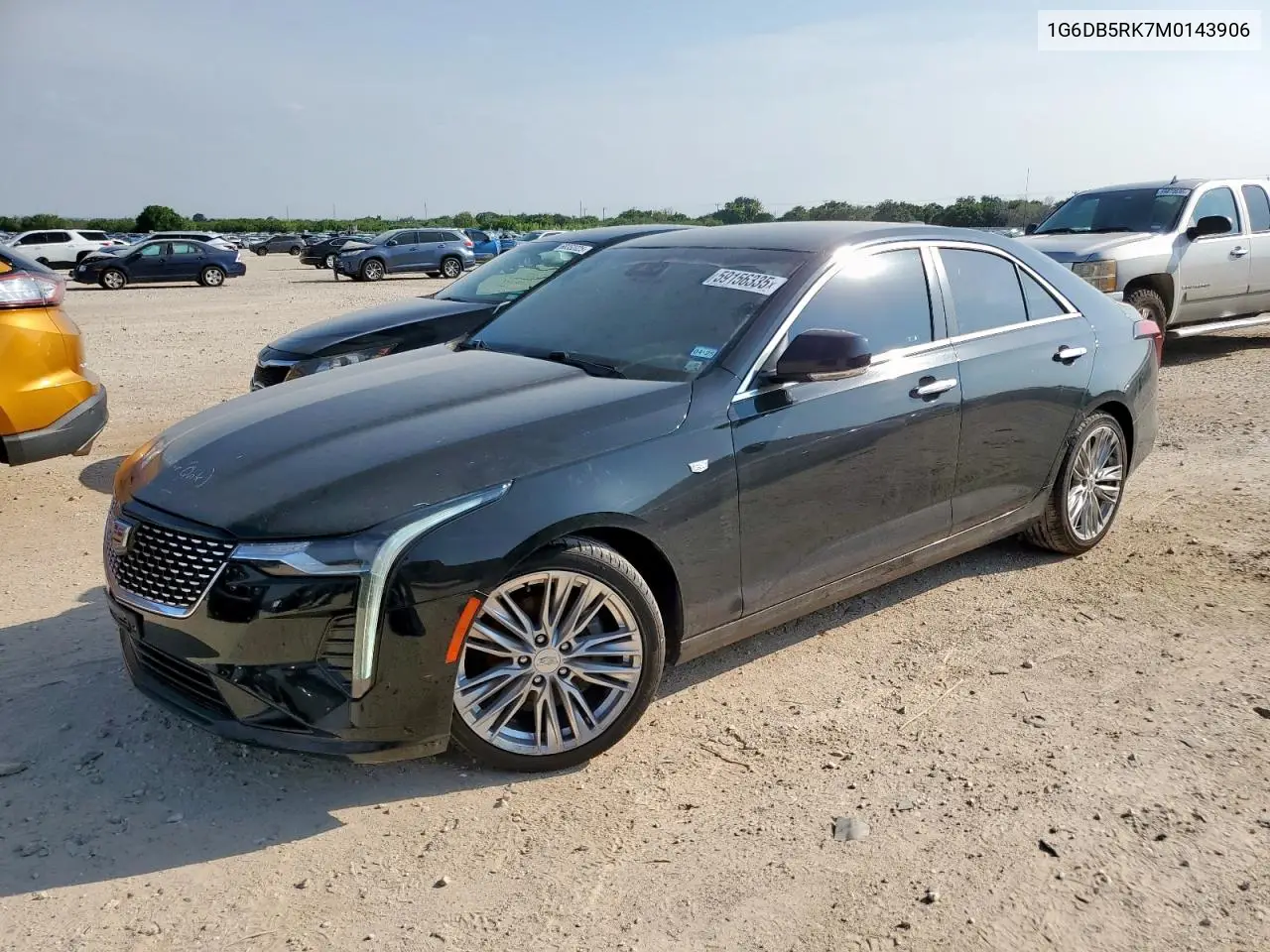 2021 Cadillac Ct4 Premium Luxury VIN: 1G6DB5RK7M0143906 Lot: 59156335
