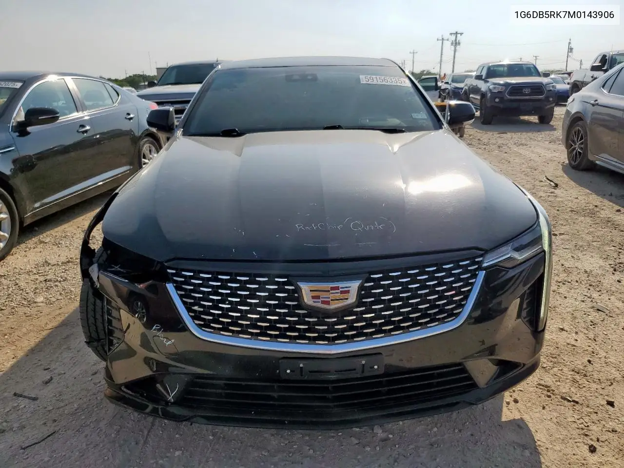 2021 Cadillac Ct4 Premium Luxury VIN: 1G6DB5RK7M0143906 Lot: 59156335