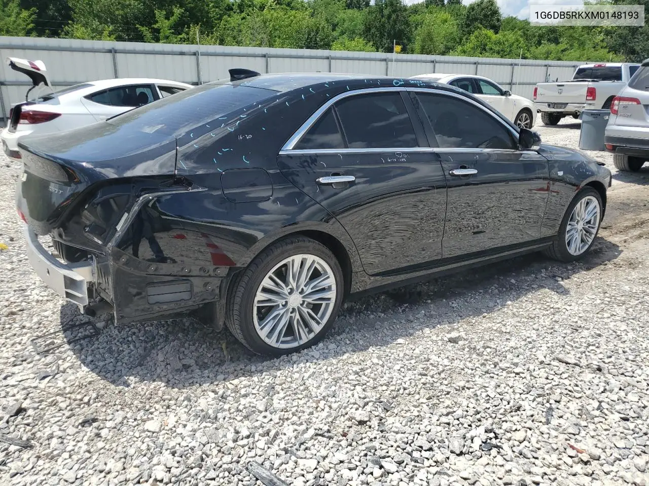 2021 Cadillac Ct4 Premium Luxury VIN: 1G6DB5RKXM0148193 Lot: 61013165