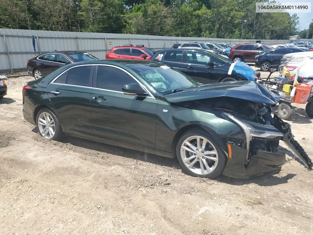 2021 Cadillac Ct4 Luxury VIN: 1G6DA5RK5M0114990 Lot: 62004765