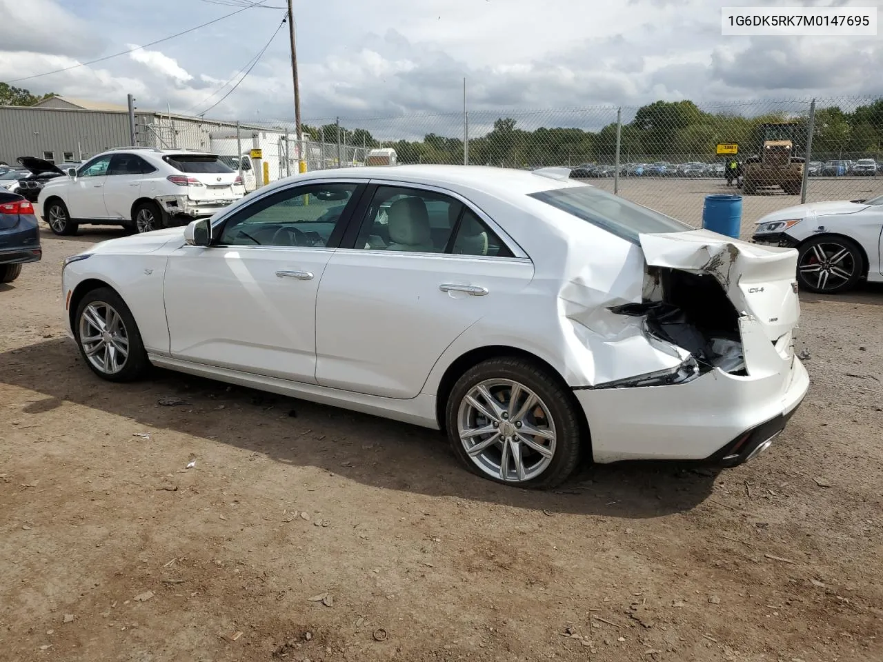 2021 Cadillac Ct4 Luxury VIN: 1G6DK5RK7M0147695 Lot: 73565194