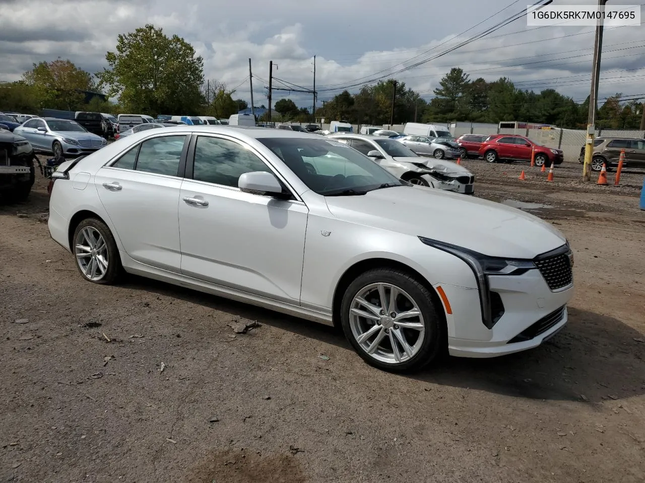 2021 Cadillac Ct4 Luxury VIN: 1G6DK5RK7M0147695 Lot: 73565194