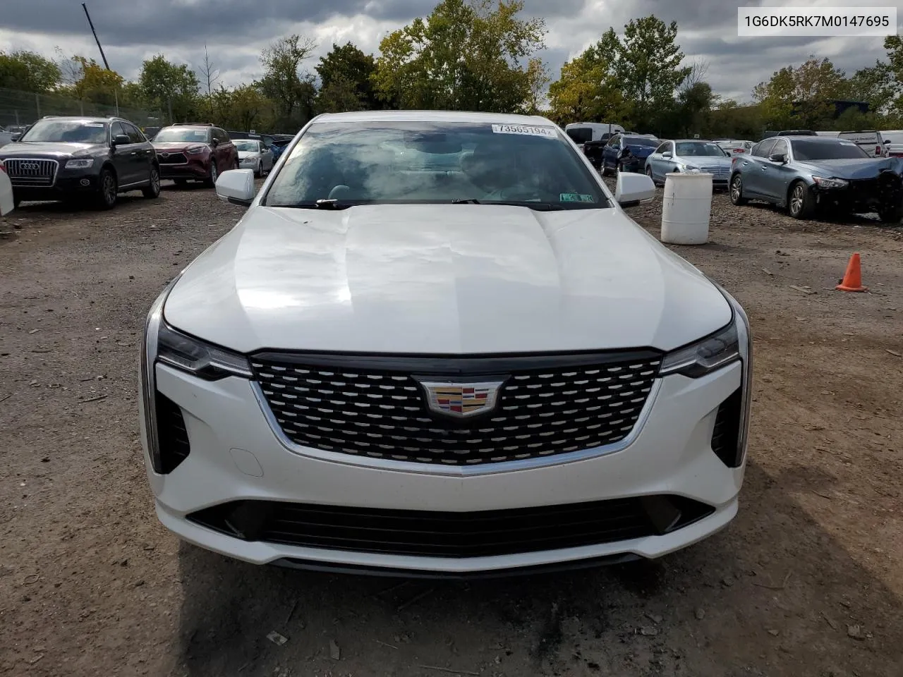 2021 Cadillac Ct4 Luxury VIN: 1G6DK5RK7M0147695 Lot: 73565194