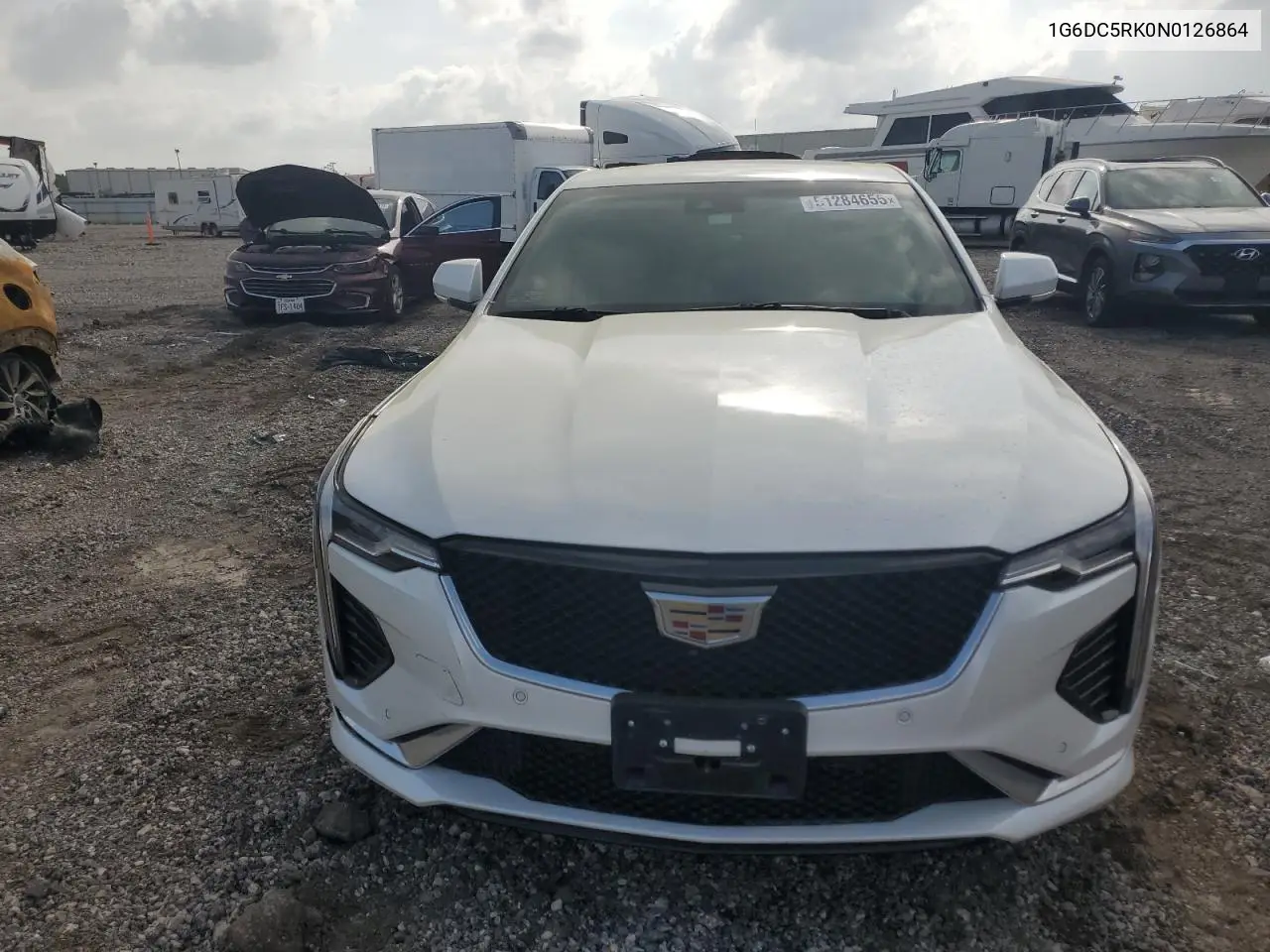 2022 Cadillac Ct4 Sport VIN: 1G6DC5RK0N0126864 Lot: 51284655