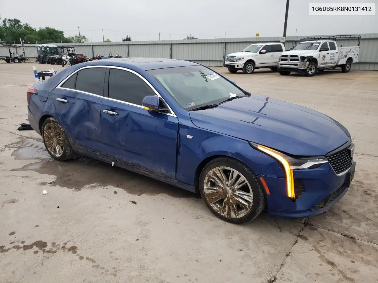 2022 Cadillac Ct4 Premium Luxury VIN: 1G6DB5RK8N0131412 Lot: 51517555