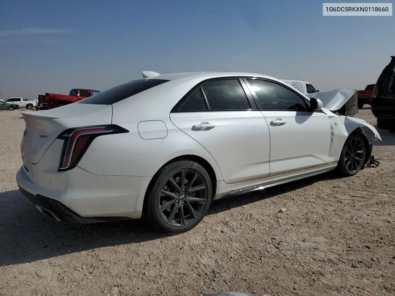 2022 Cadillac Ct4 Sport VIN: 1G6DC5RKXN0118660 Lot: 52874385
