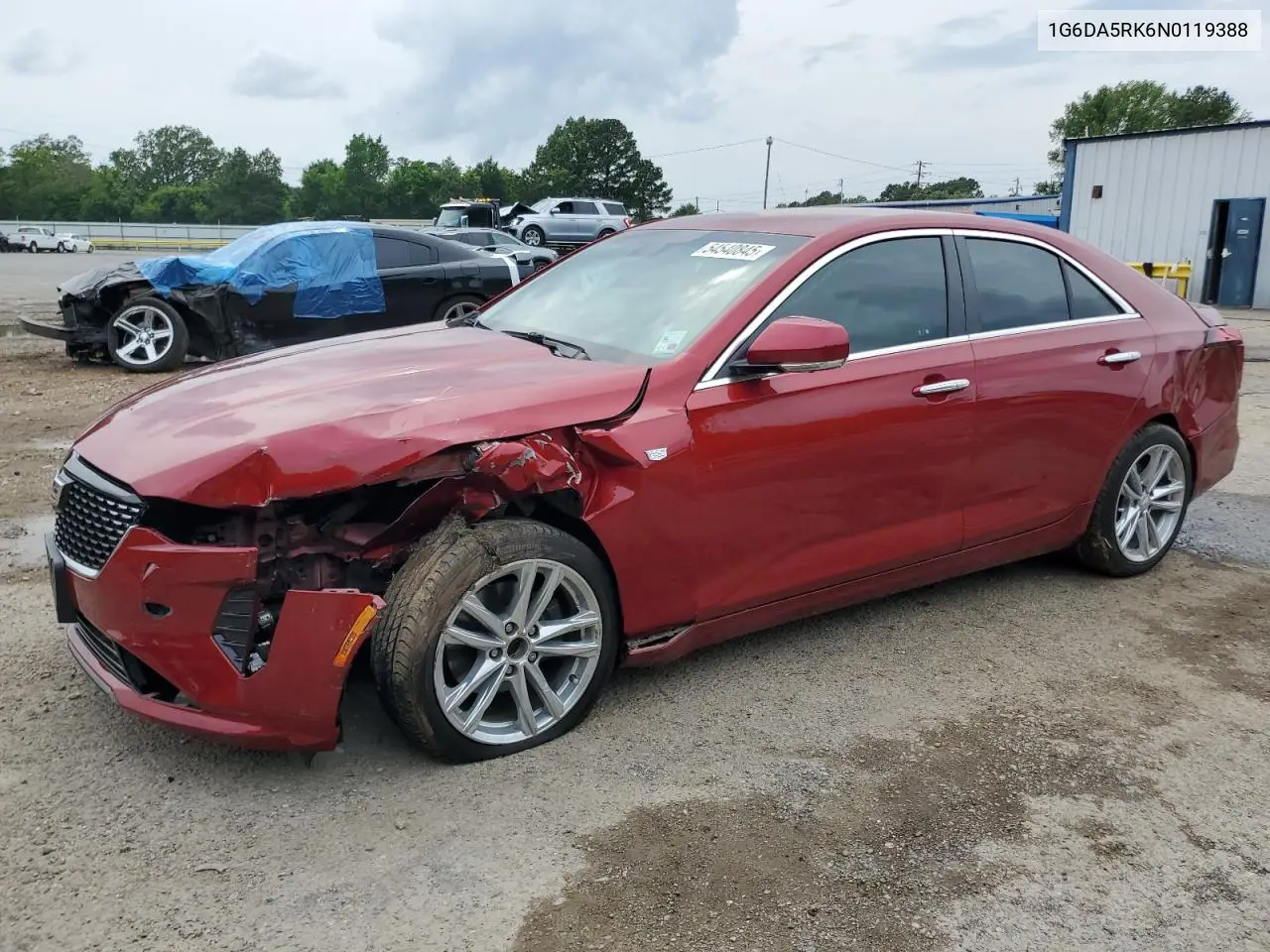 2022 Cadillac Ct4 Luxury VIN: 1G6DA5RK6N0119388 Lot: 54540845