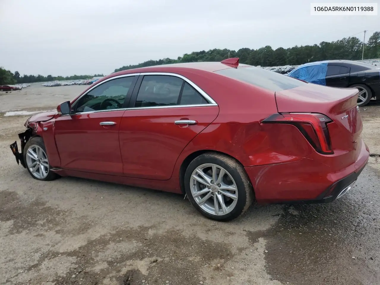 2022 Cadillac Ct4 Luxury VIN: 1G6DA5RK6N0119388 Lot: 54540845