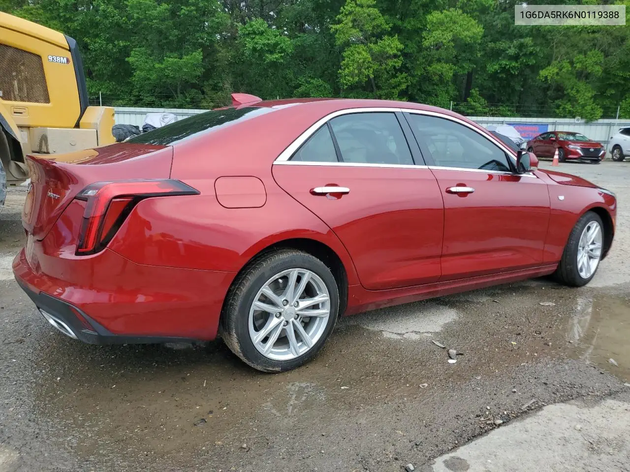 2022 Cadillac Ct4 Luxury VIN: 1G6DA5RK6N0119388 Lot: 54540845