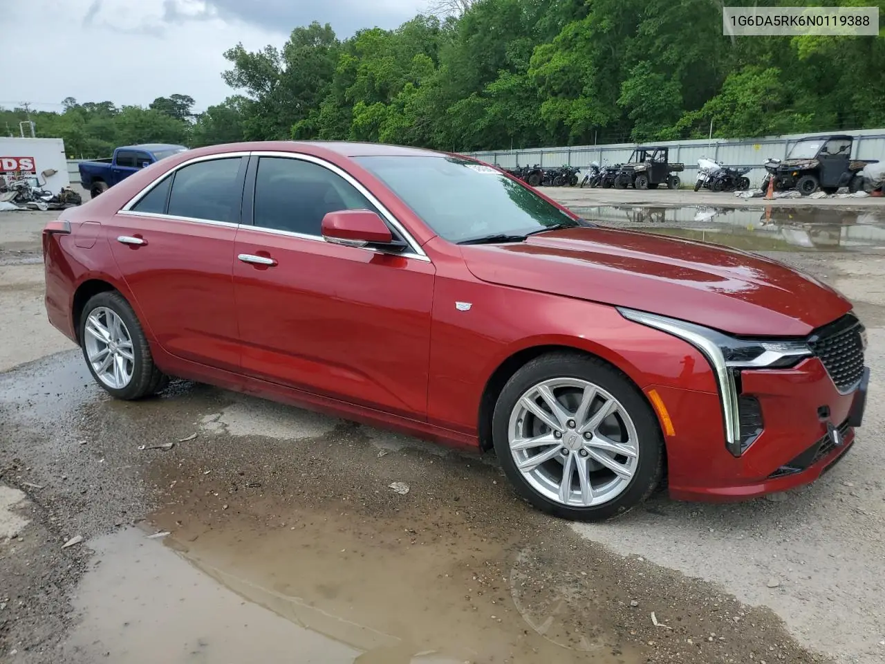 2022 Cadillac Ct4 Luxury VIN: 1G6DA5RK6N0119388 Lot: 54540845