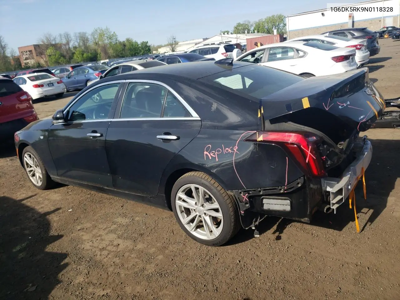 2022 Cadillac Ct4 Luxury VIN: 1G6DK5RK9N0118328 Lot: 55047835