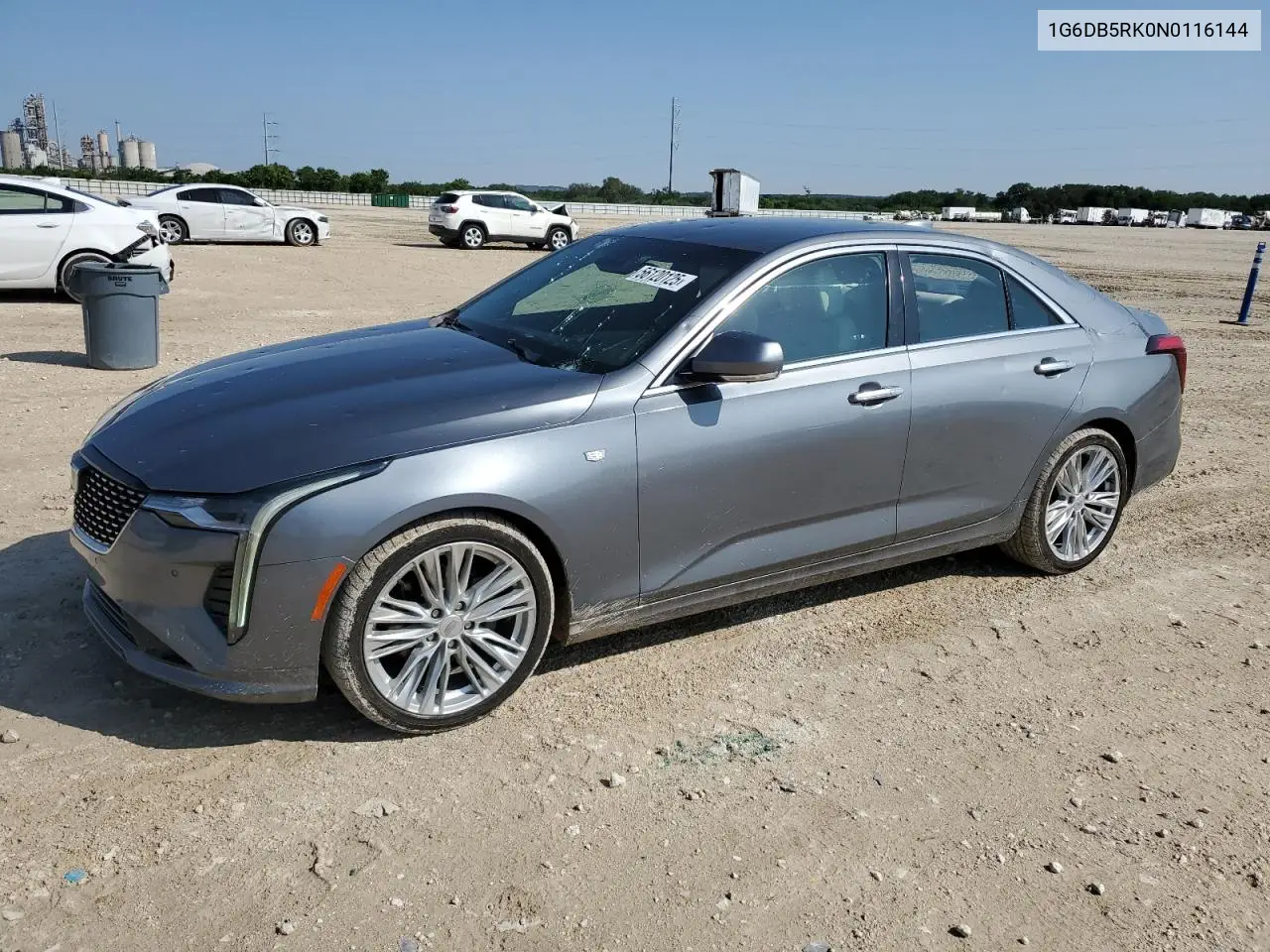 2022 Cadillac Ct4 Premium Luxury VIN: 1G6DB5RK0N0116144 Lot: 56120125
