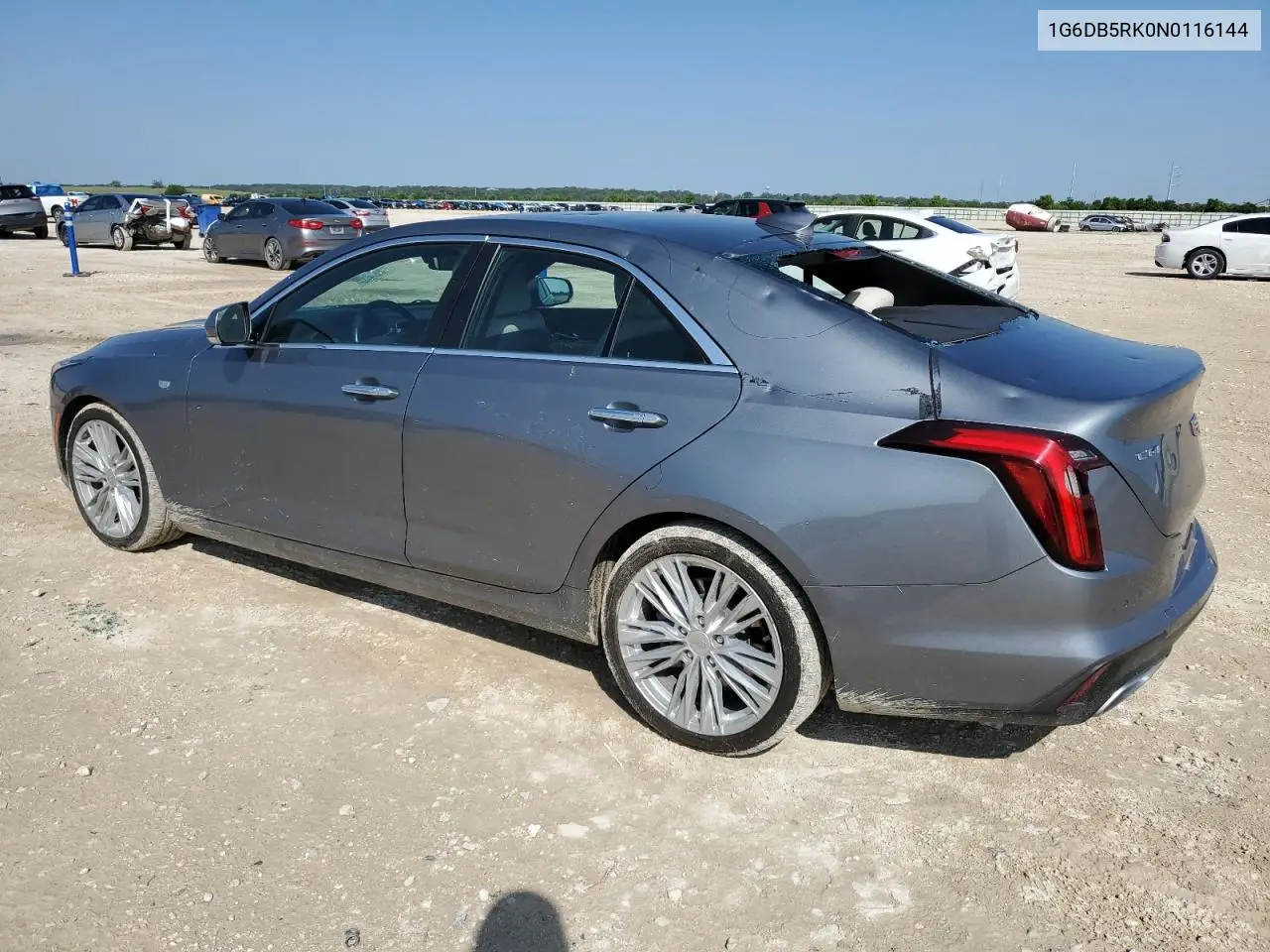 2022 Cadillac Ct4 Premium Luxury VIN: 1G6DB5RK0N0116144 Lot: 56120125