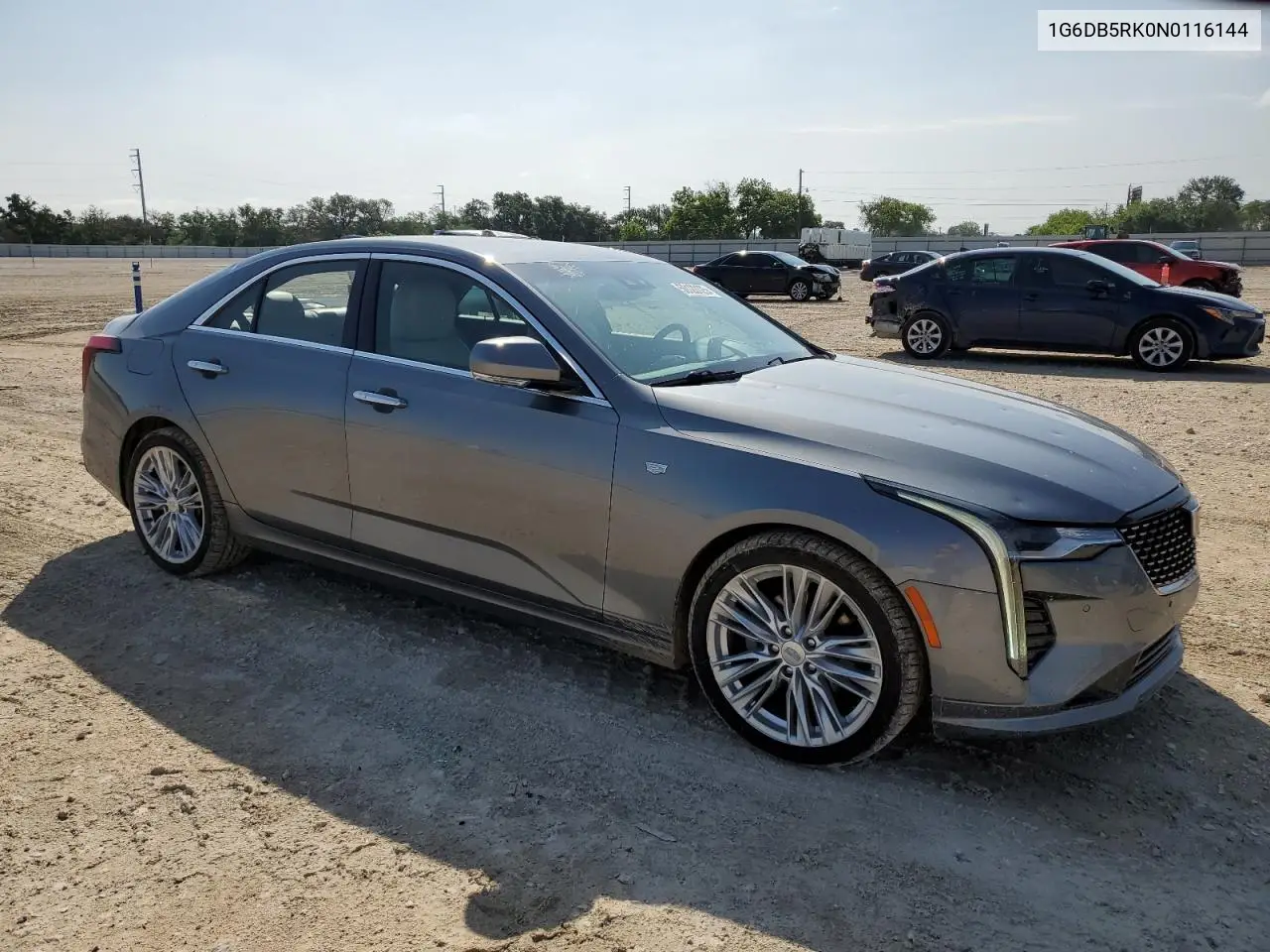 2022 Cadillac Ct4 Premium Luxury VIN: 1G6DB5RK0N0116144 Lot: 56120125