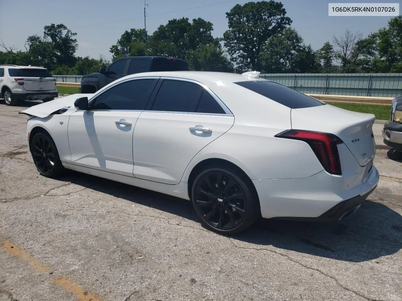 2022 Cadillac Ct4 Luxury VIN: 1G6DK5RK4N0107026 Lot: 58817025