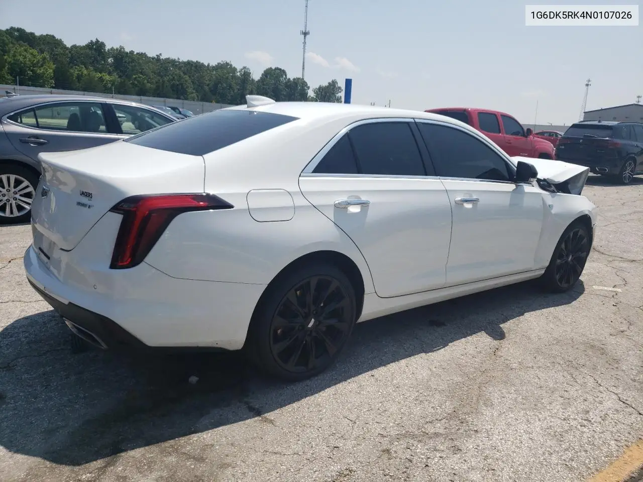 2022 Cadillac Ct4 Luxury VIN: 1G6DK5RK4N0107026 Lot: 58817025