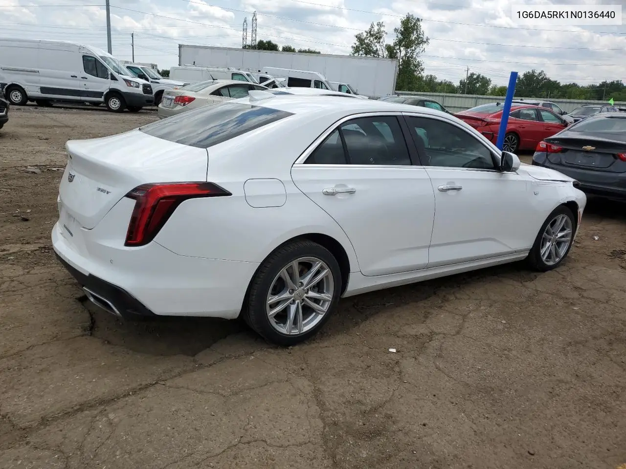 2022 Cadillac Ct4 Luxury VIN: 1G6DA5RK1N0136440 Lot: 60307145