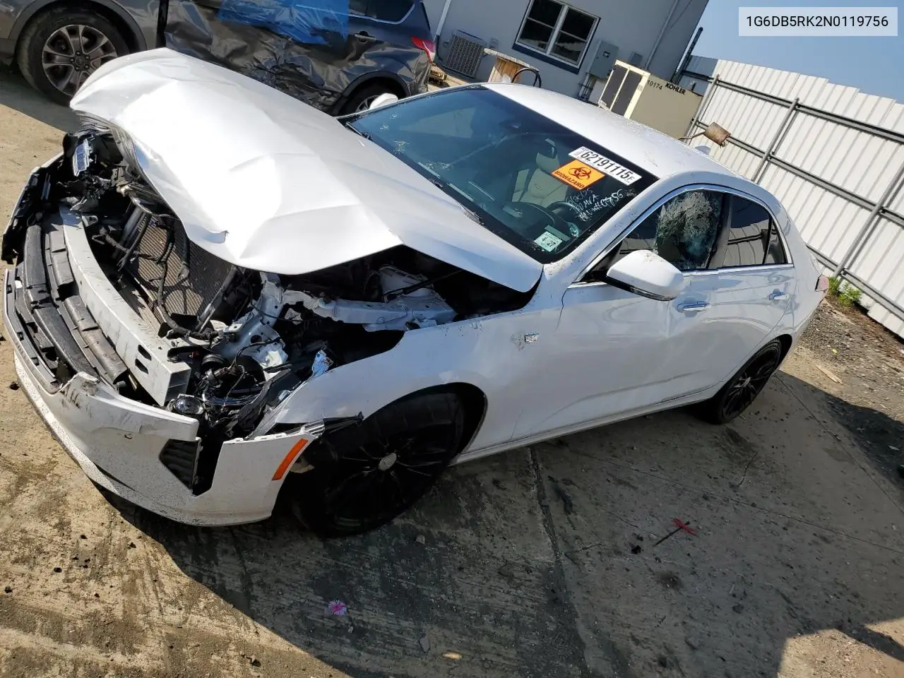 2022 Cadillac Ct4 Premium Luxury VIN: 1G6DB5RK2N0119756 Lot: 62191115