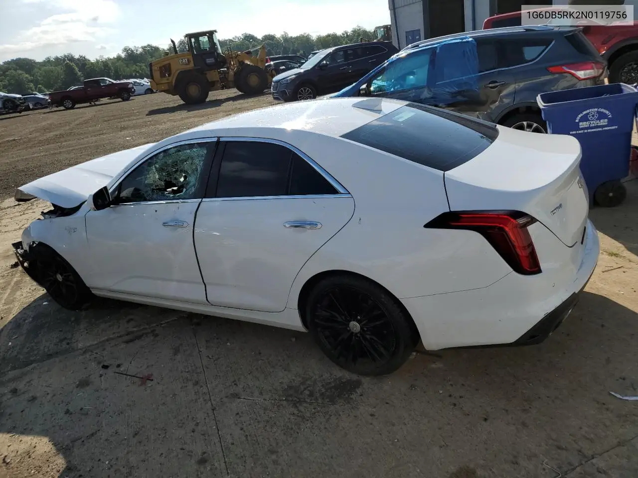 2022 Cadillac Ct4 Premium Luxury VIN: 1G6DB5RK2N0119756 Lot: 62191115