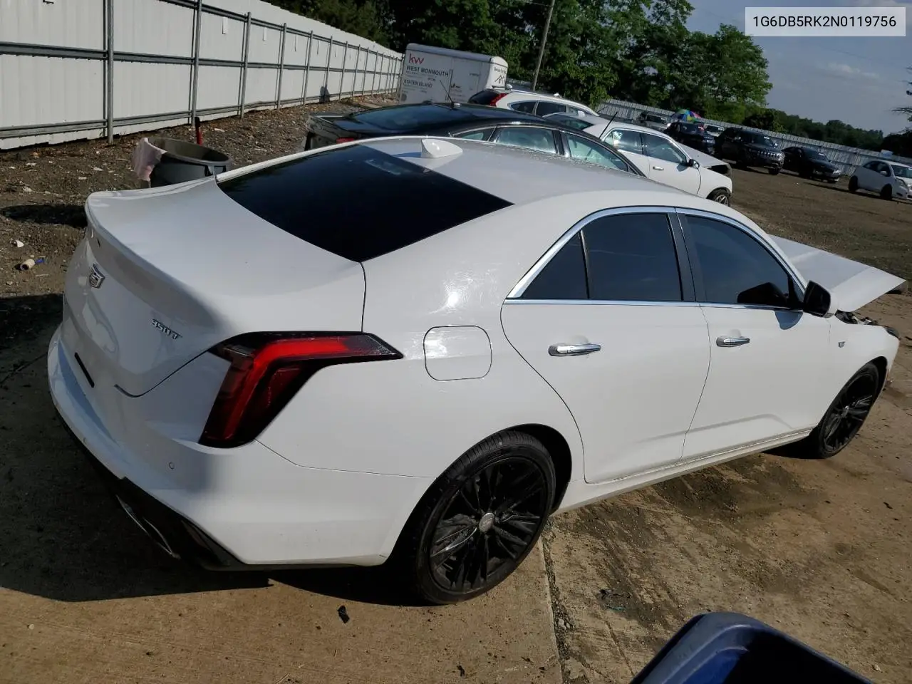 2022 Cadillac Ct4 Premium Luxury VIN: 1G6DB5RK2N0119756 Lot: 62191115