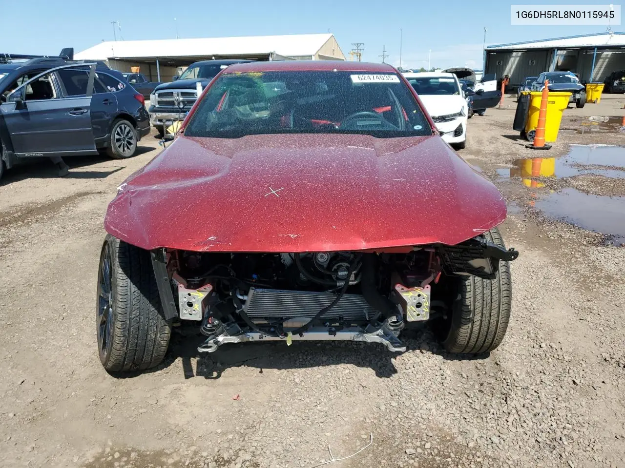 2022 Cadillac Ct4-V VIN: 1G6DH5RL8N0115945 Lot: 62474035
