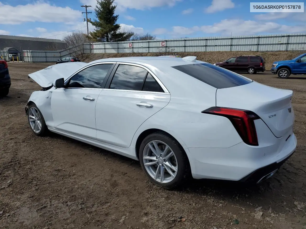 2023 Cadillac Ct4 Luxury VIN: 1G6DA5RK0P0157878 Lot: 50175625