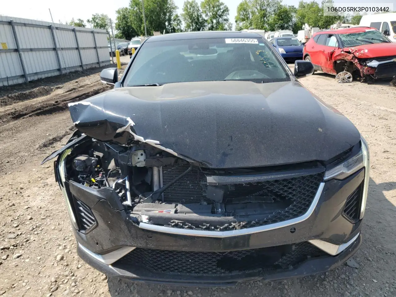 2023 Cadillac Ct4 Sport VIN: 1G6DG5RK3P0103442 Lot: 58846355