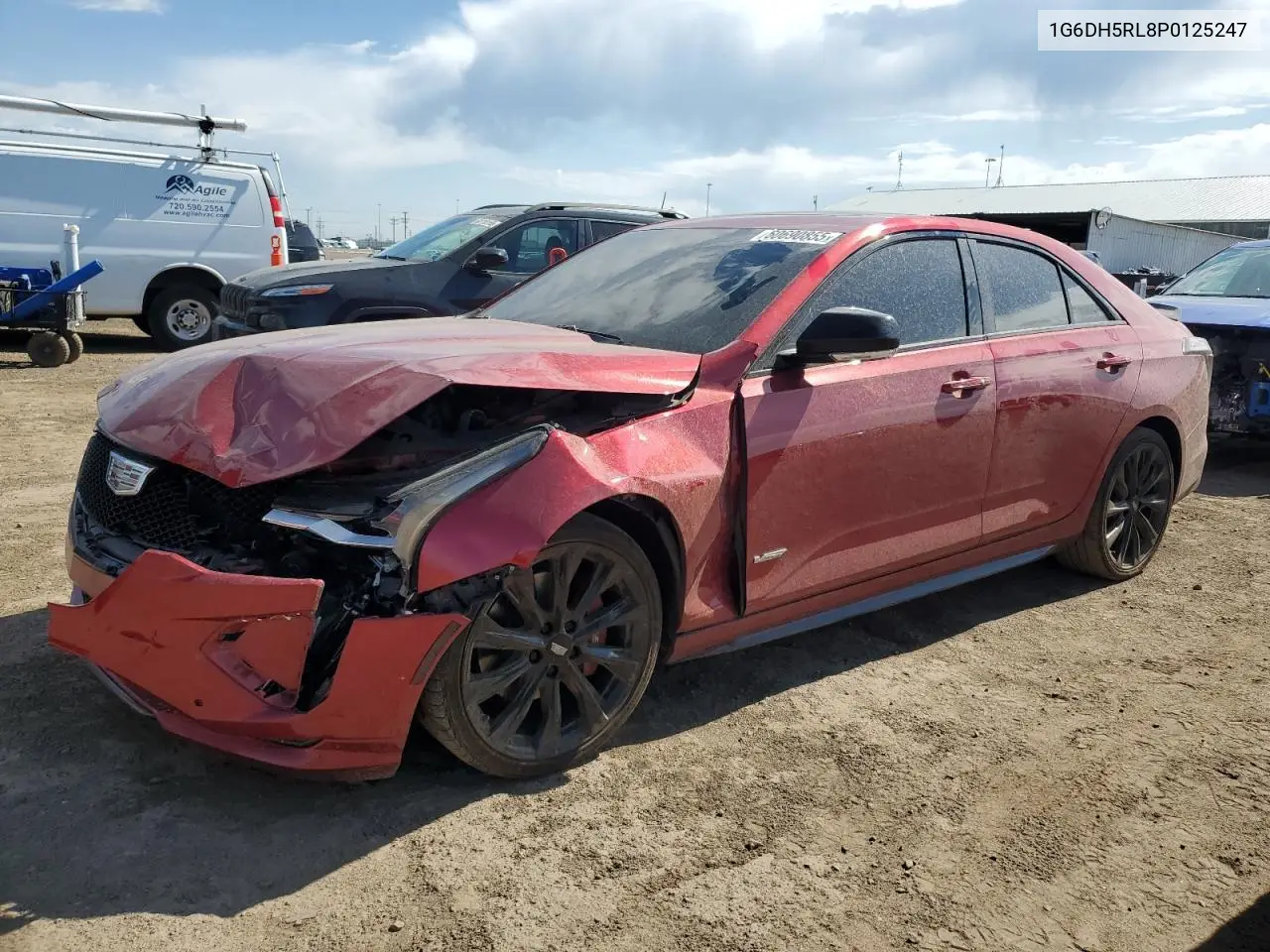2023 Cadillac Ct4-V VIN: 1G6DH5RL8P0125247 Lot: 60690855